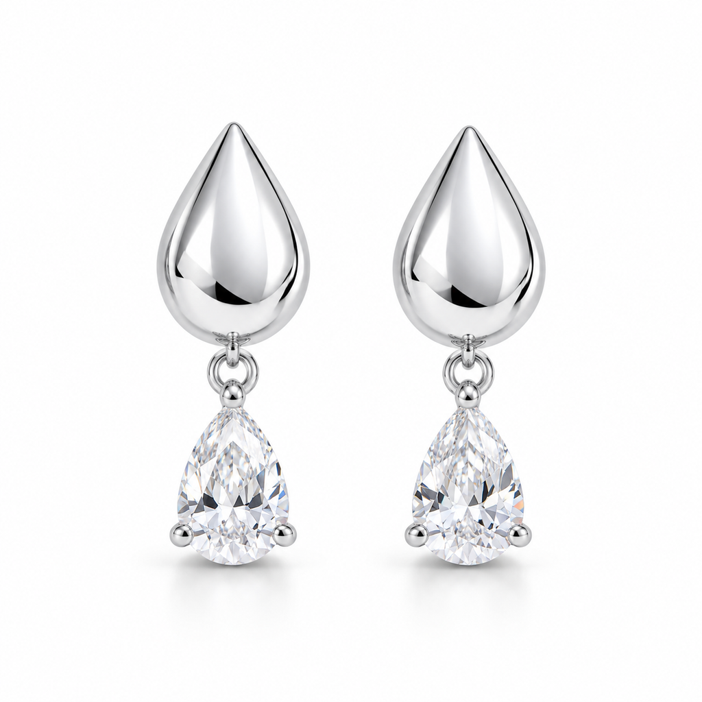 Silver Orbia earrings