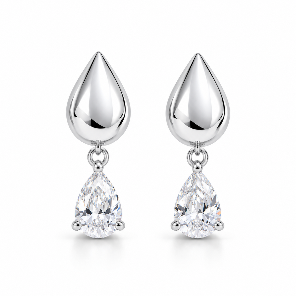Silver Orbia earrings