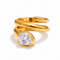 Golden Snake ring