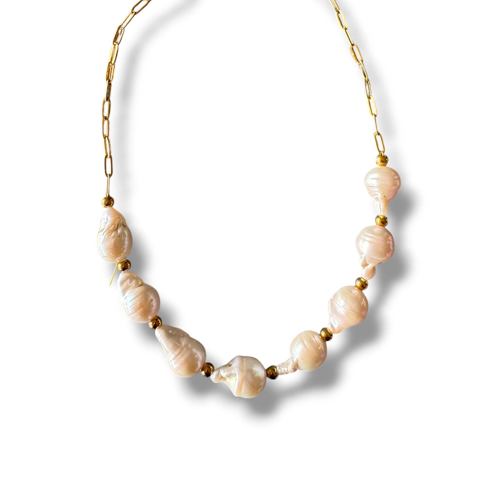 Collar de perlas barrocas