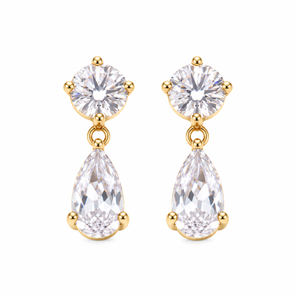 Golden Alva Studs