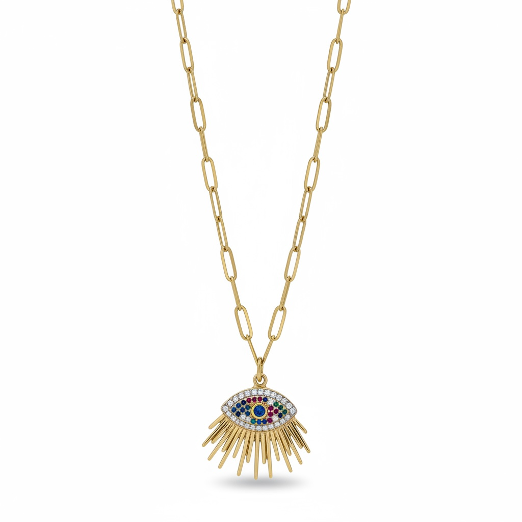 Evil eye necklace