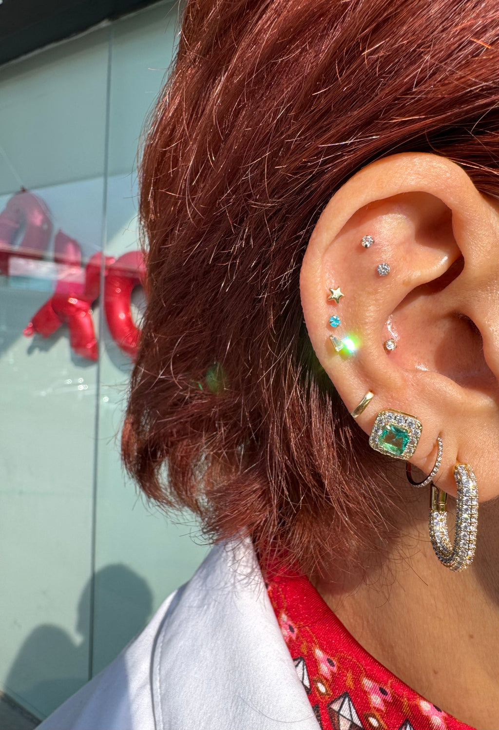 Zelie hoops