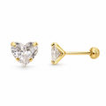Piercing corazon de circonia