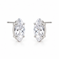 Silver Diana studs