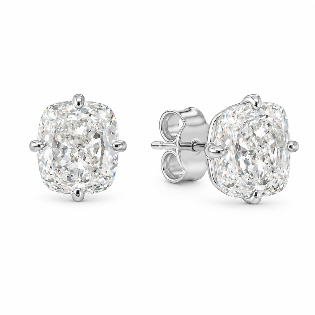 Silver donna studs