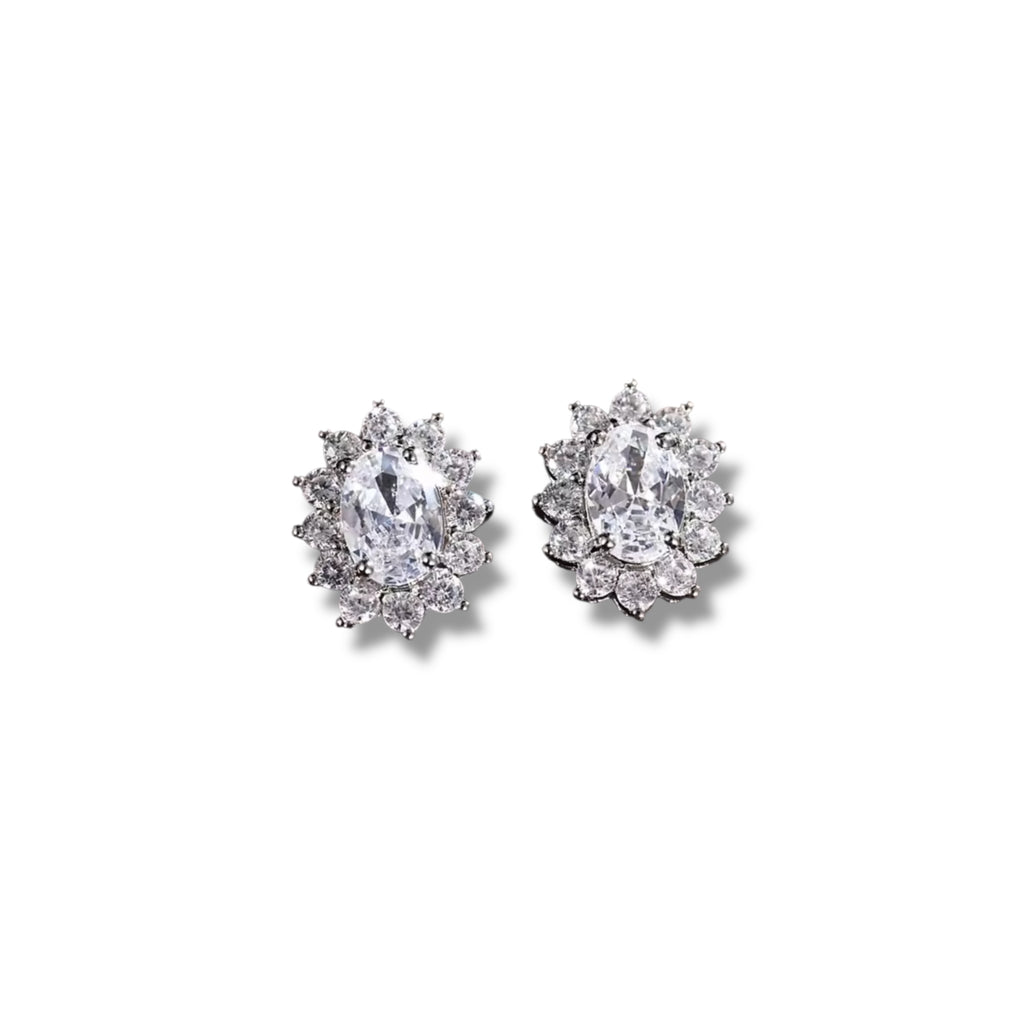 White Naxos studs