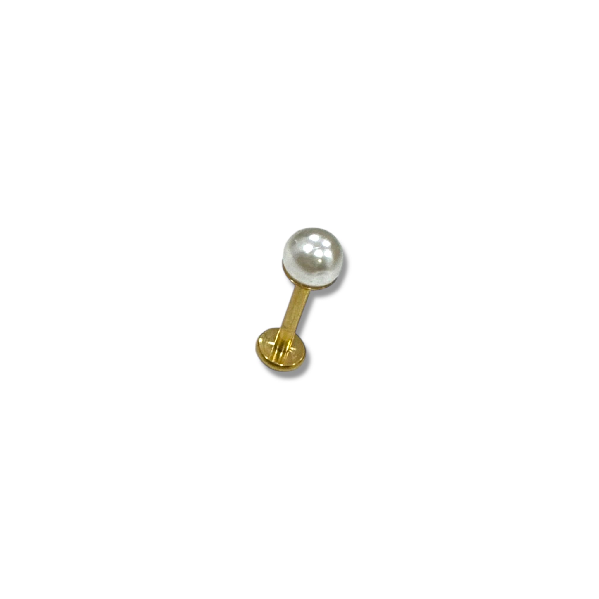 Piercing perla titanio