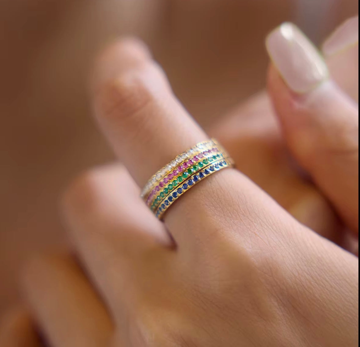 Green Pia ring