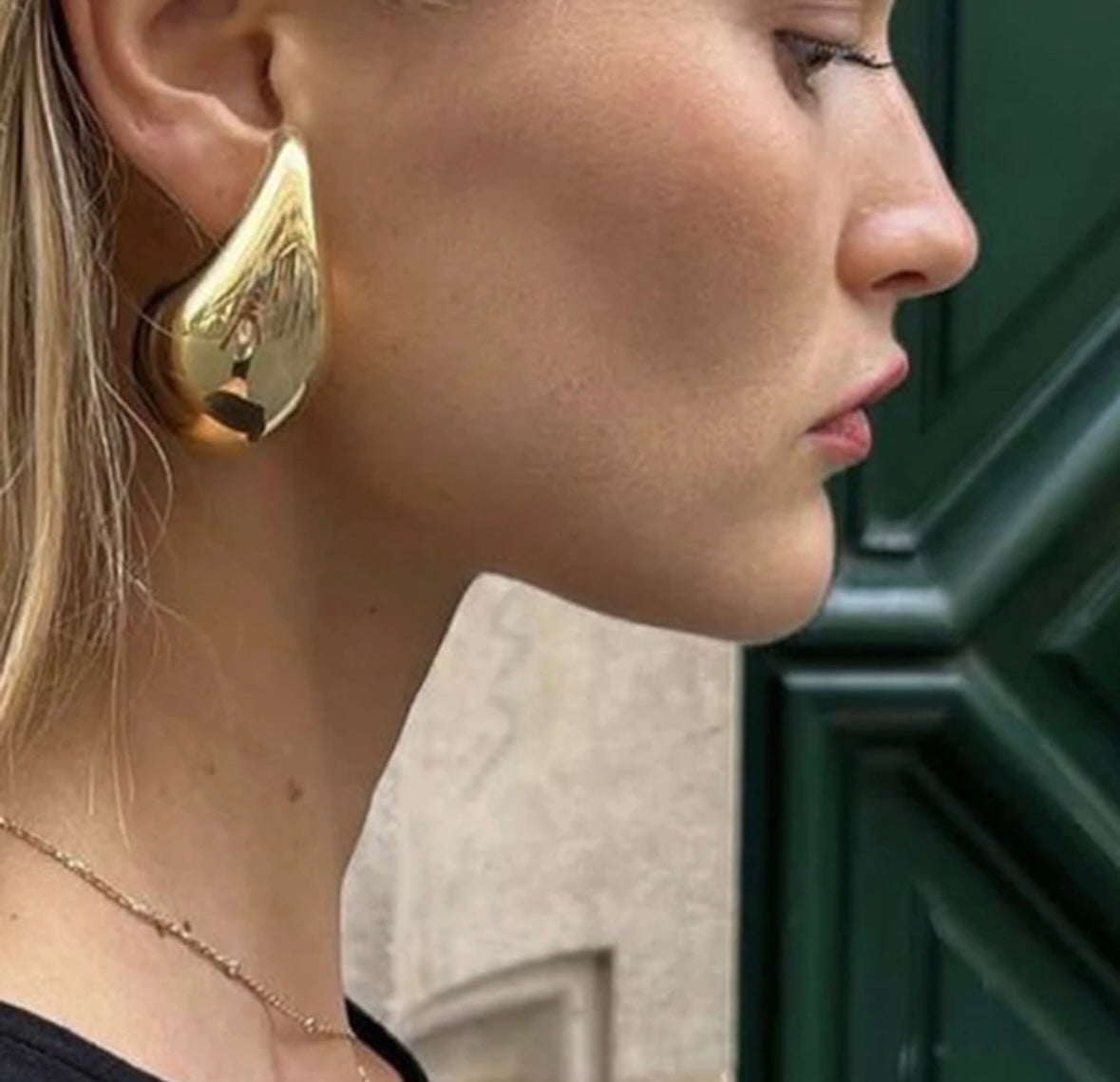 BIG Golden Leah earrings