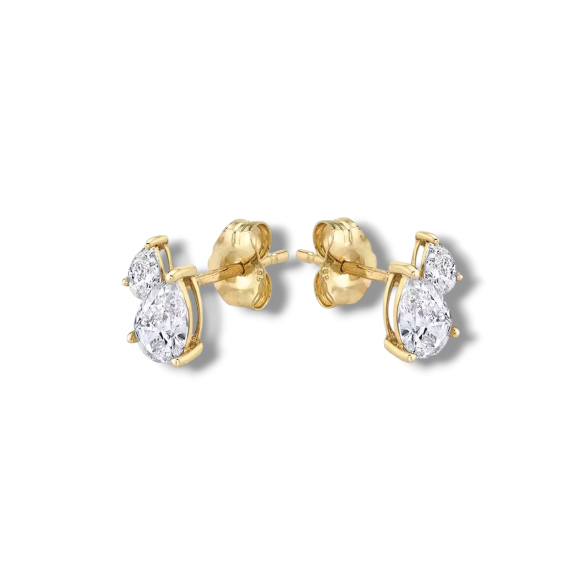 Small golden Scilla studs