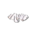 Silver abstract brooch
