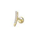 Piercing caminera 7 circonias titanio