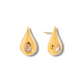 Shiny drop earrings