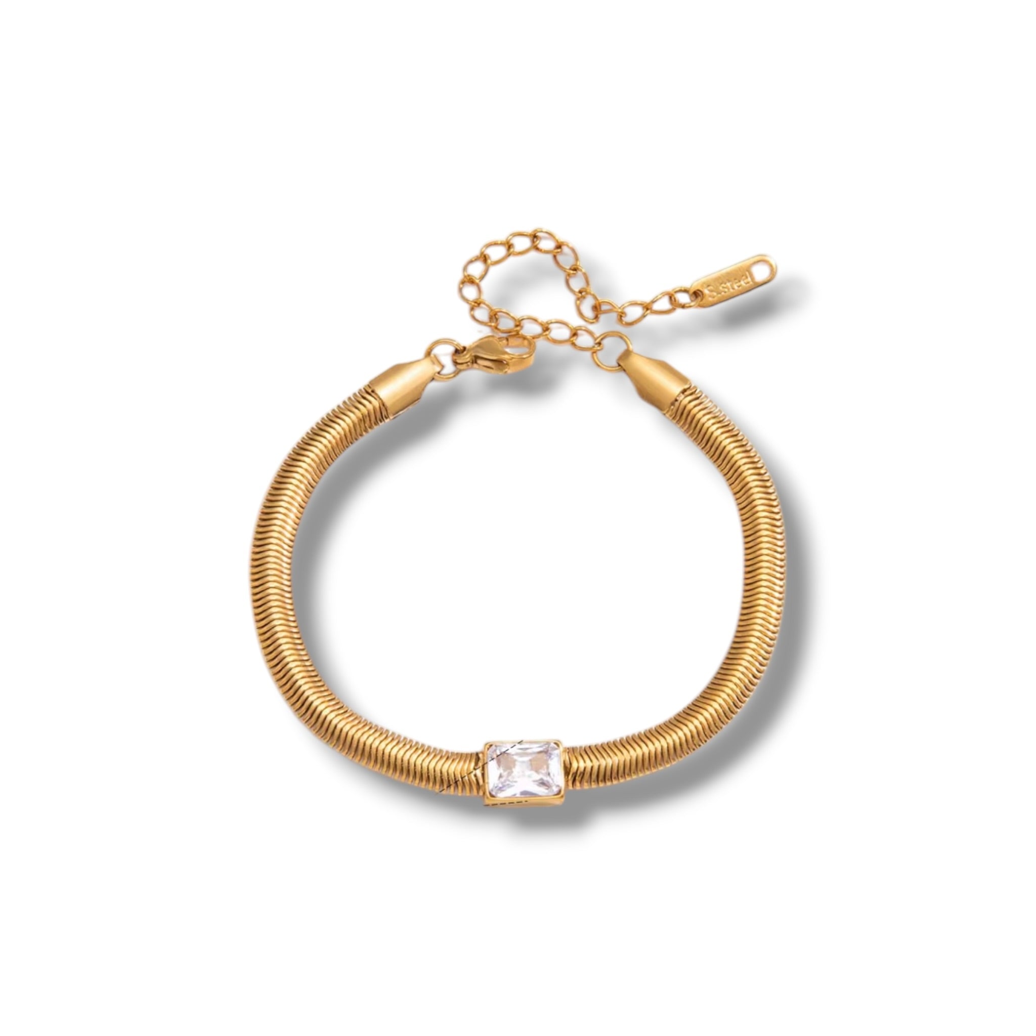 Shiny snake bracelet
