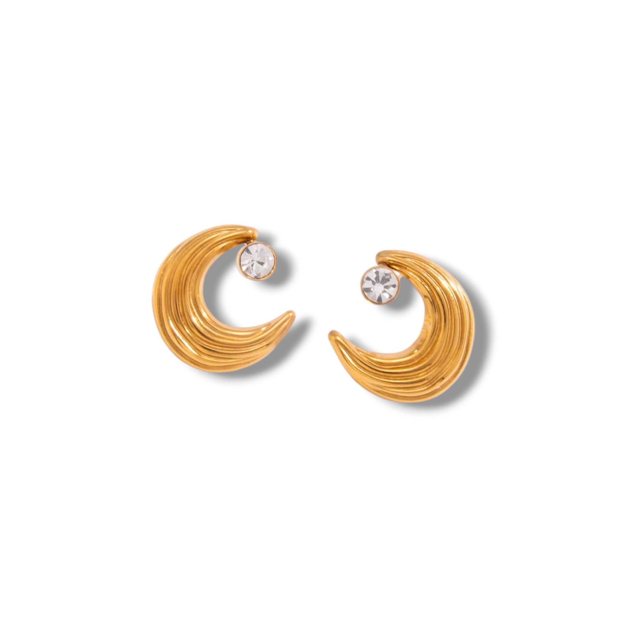 Mezza luna earrings