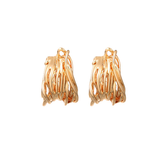 Golden mahui earrings