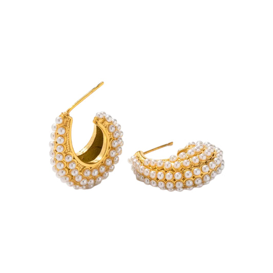 Alondra pearl studs