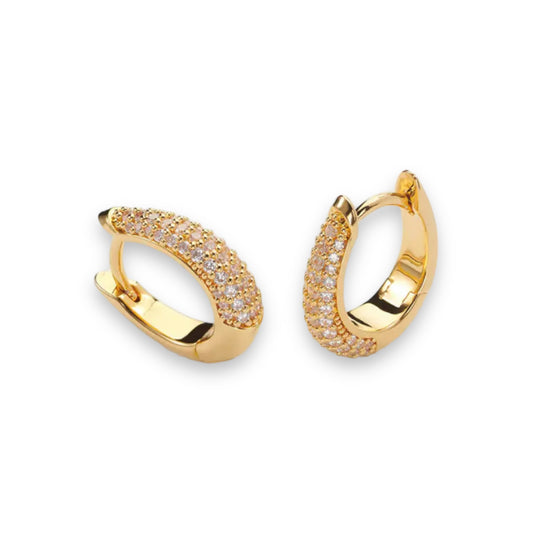 Golden Icaria hoops