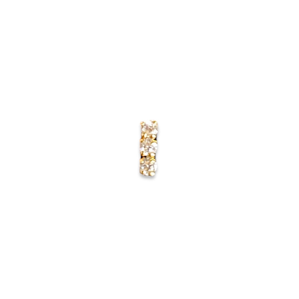 Piercing mini barrita blanca