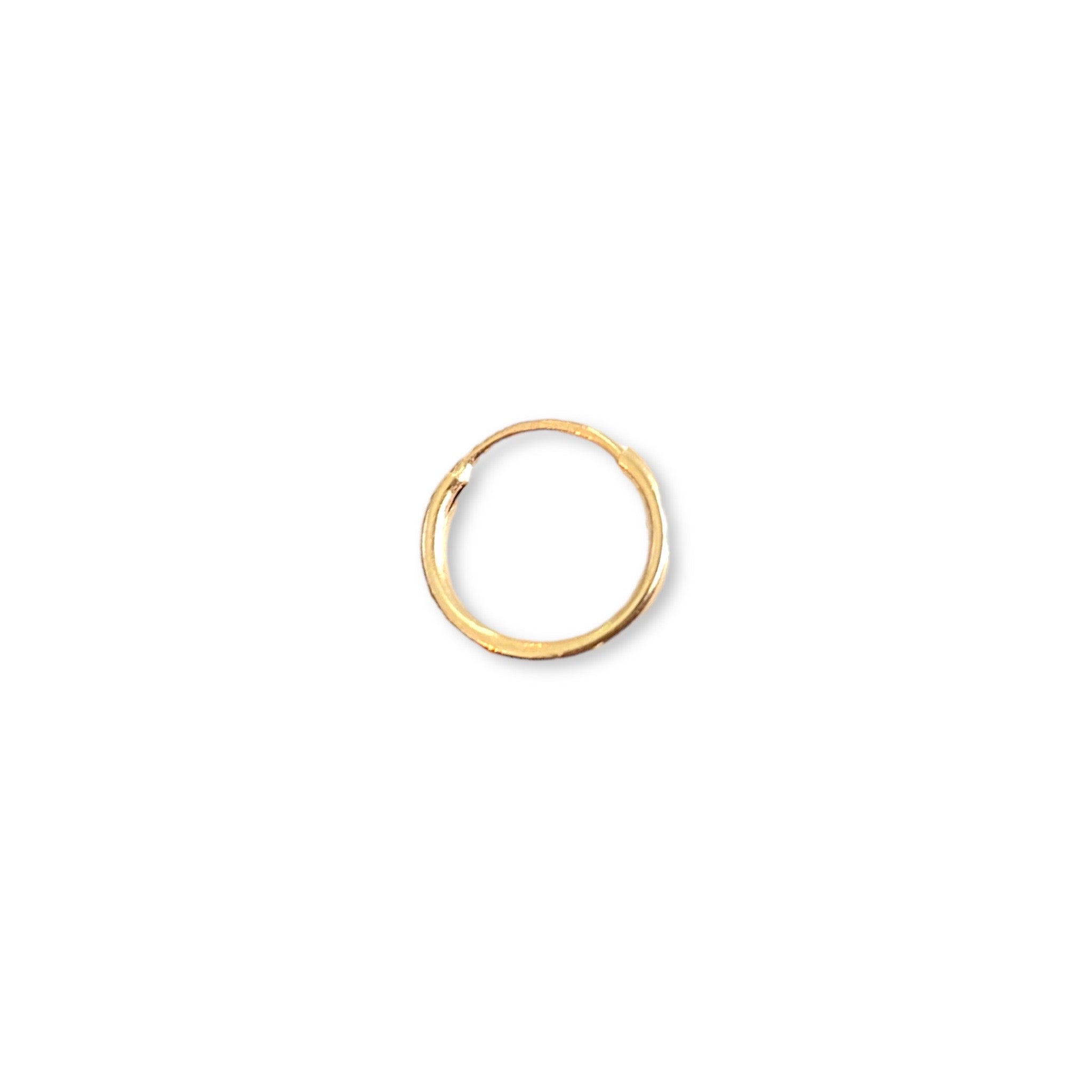 Arracada 7mm oro 10k