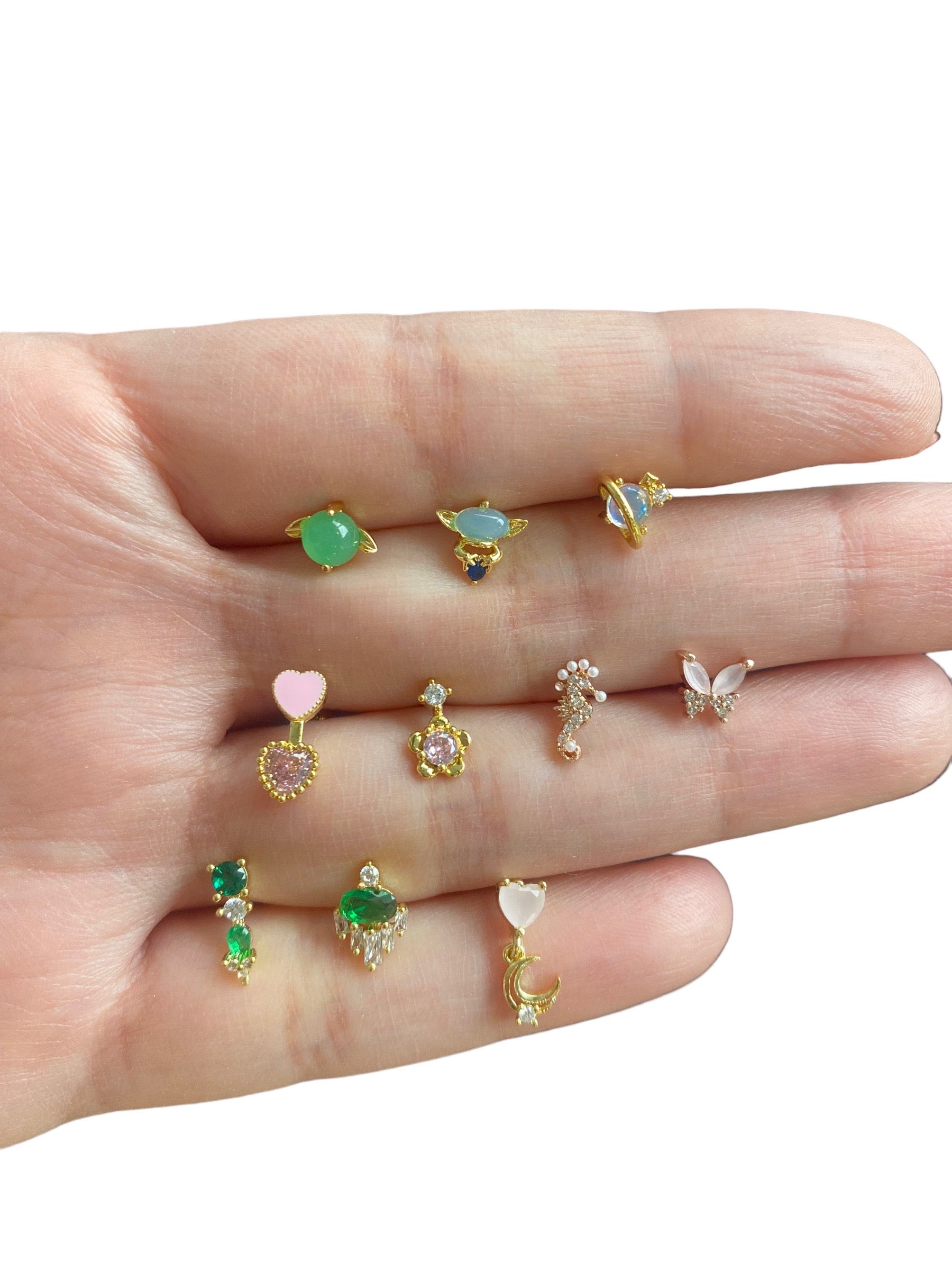 Piercing yoda verde