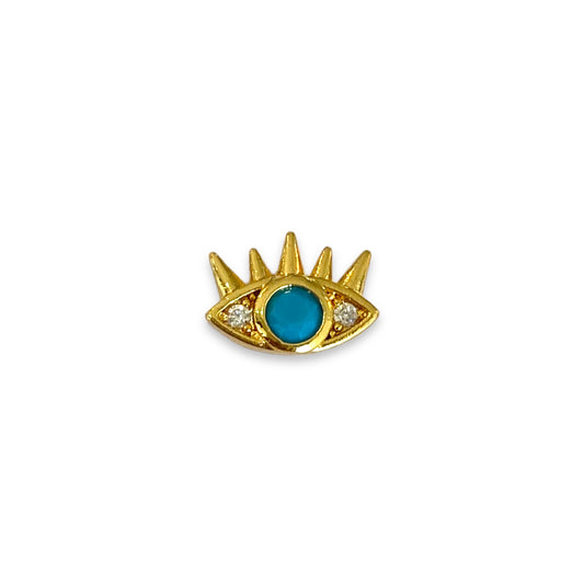 Piercing ojo turquesa