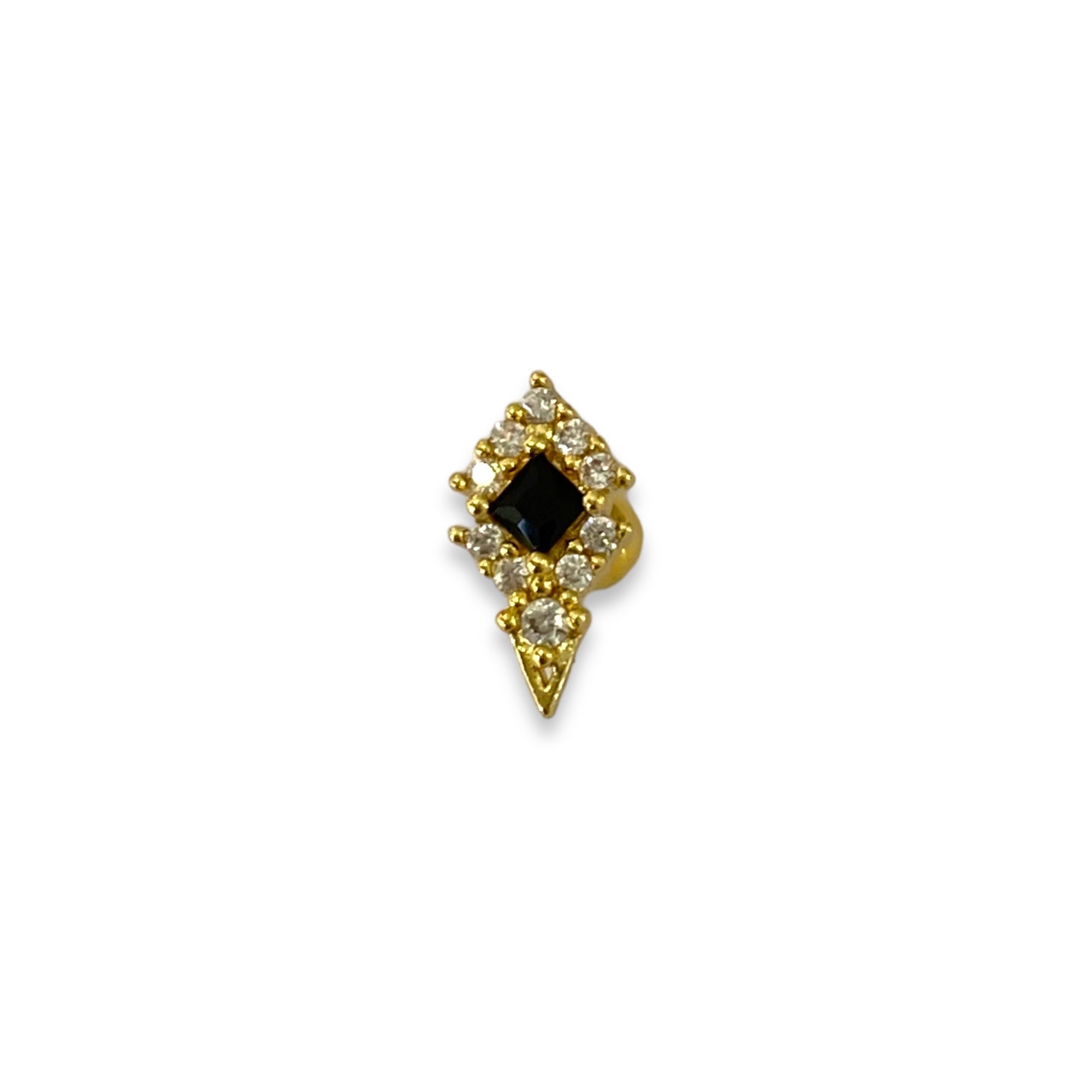 Piercing pico negro pave