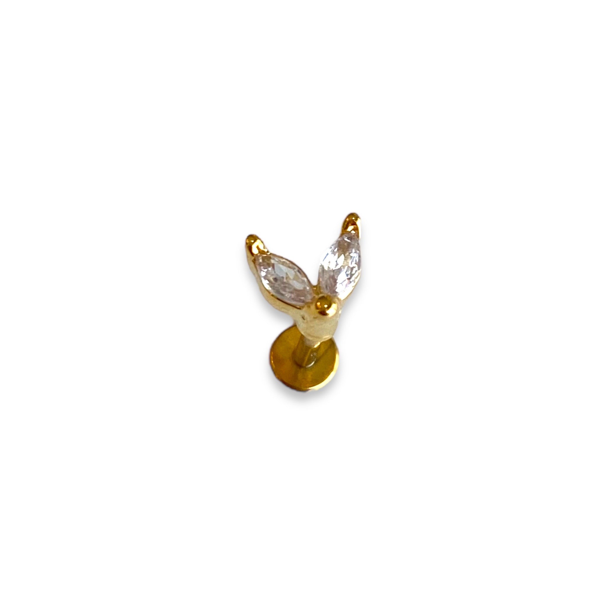 Piercing petalo titanio