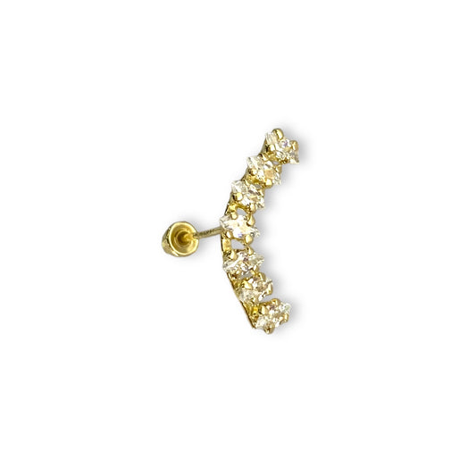 Piercing caminera larga oro