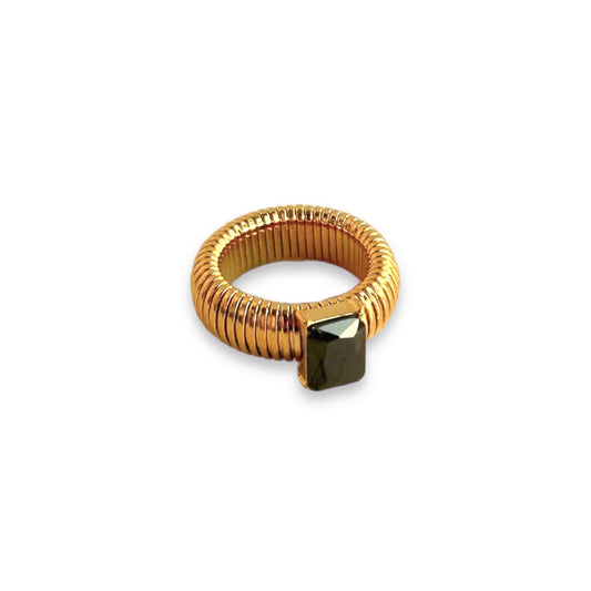 Black assia ring