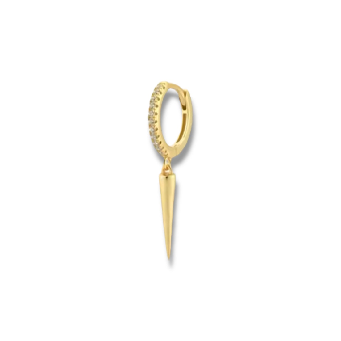 Hoop pico con circonias