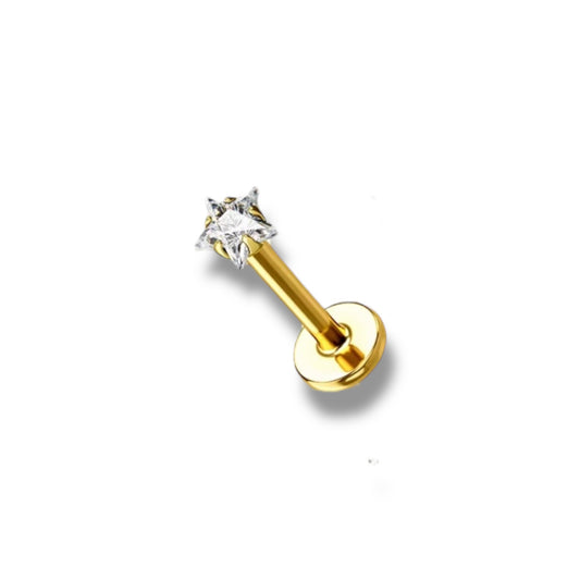 Piercing zirconia estrella titanio