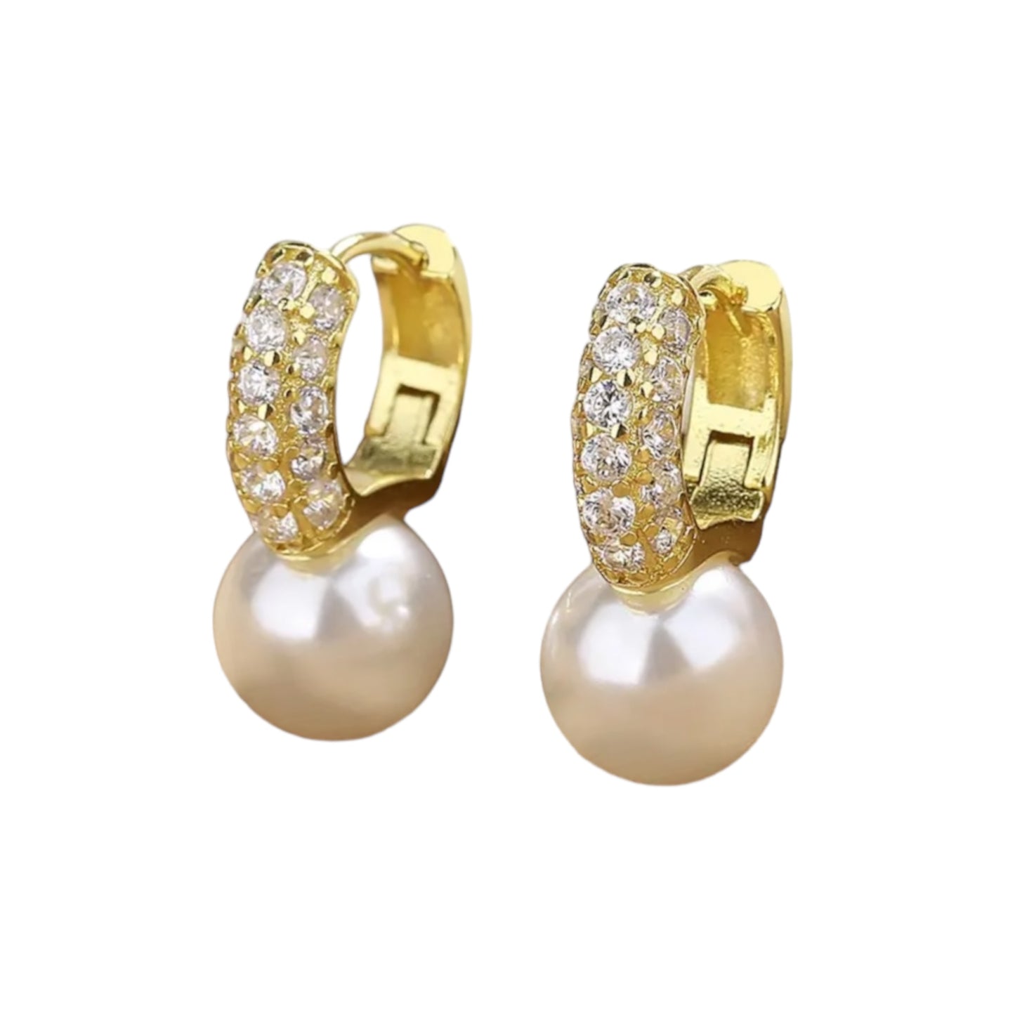 Arracadas pave y perlas par