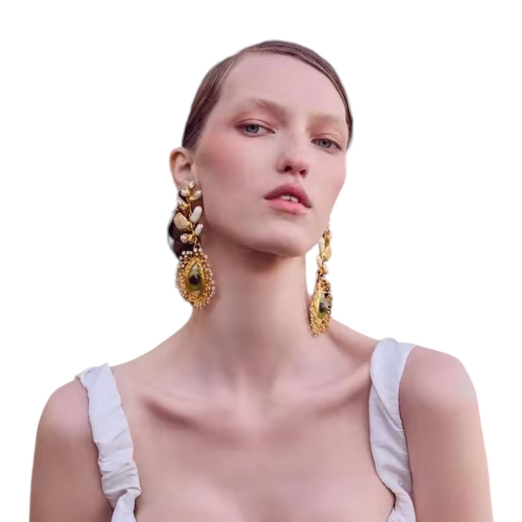Creta statement earrings