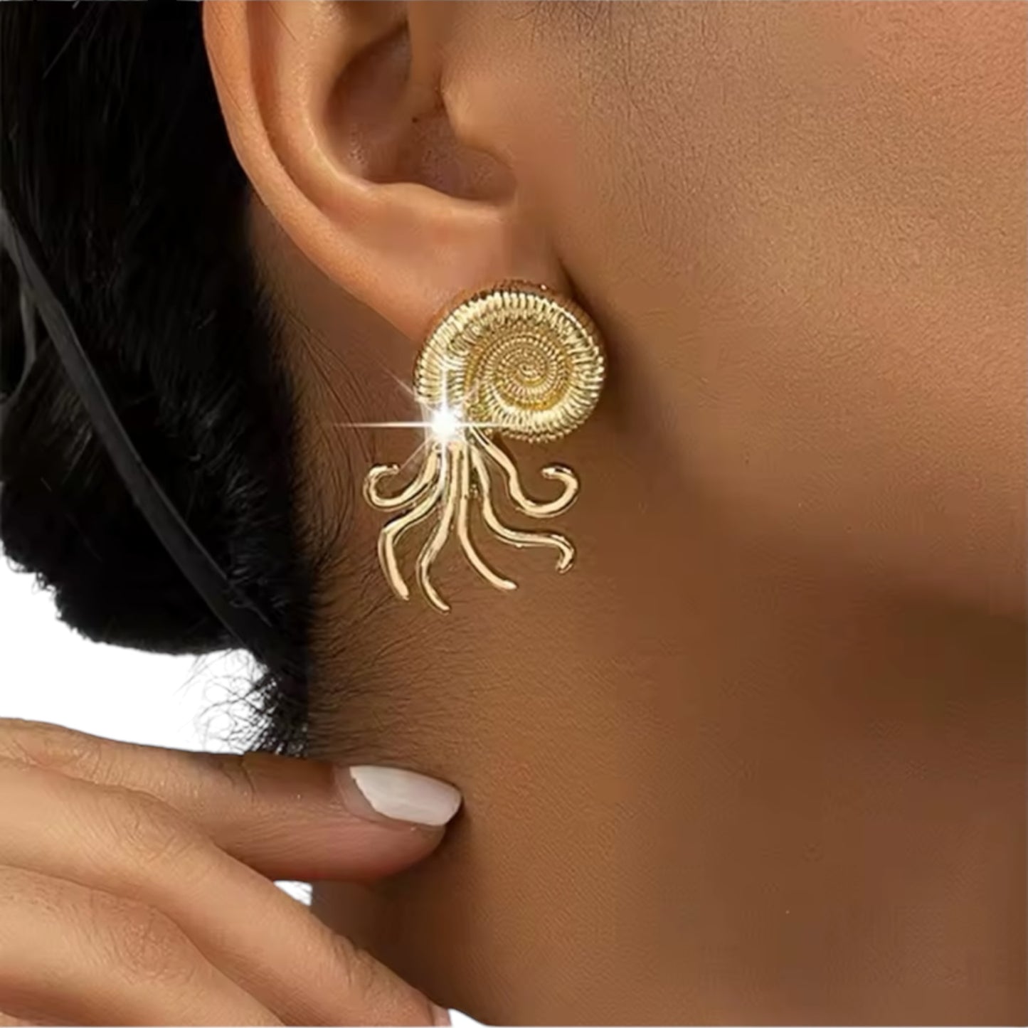 Octopus earrings