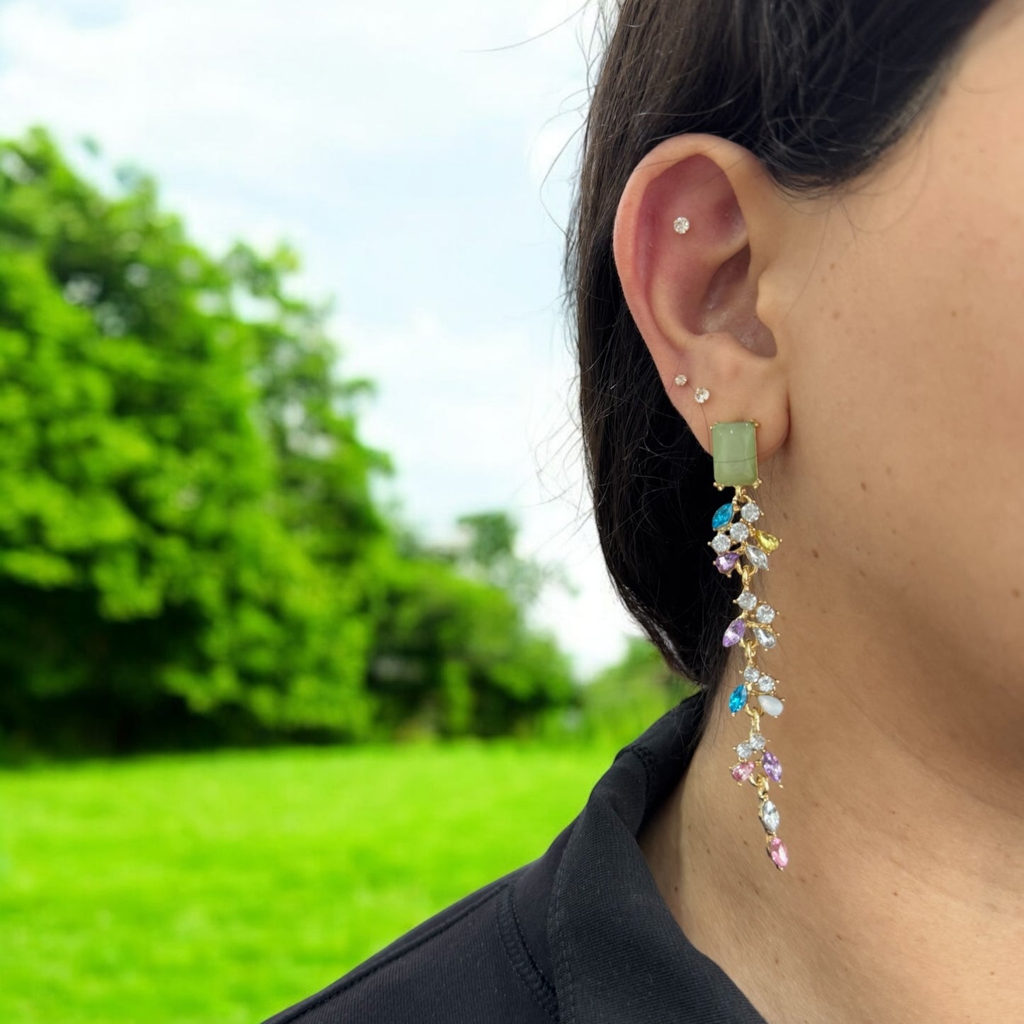 Spring statement earrings