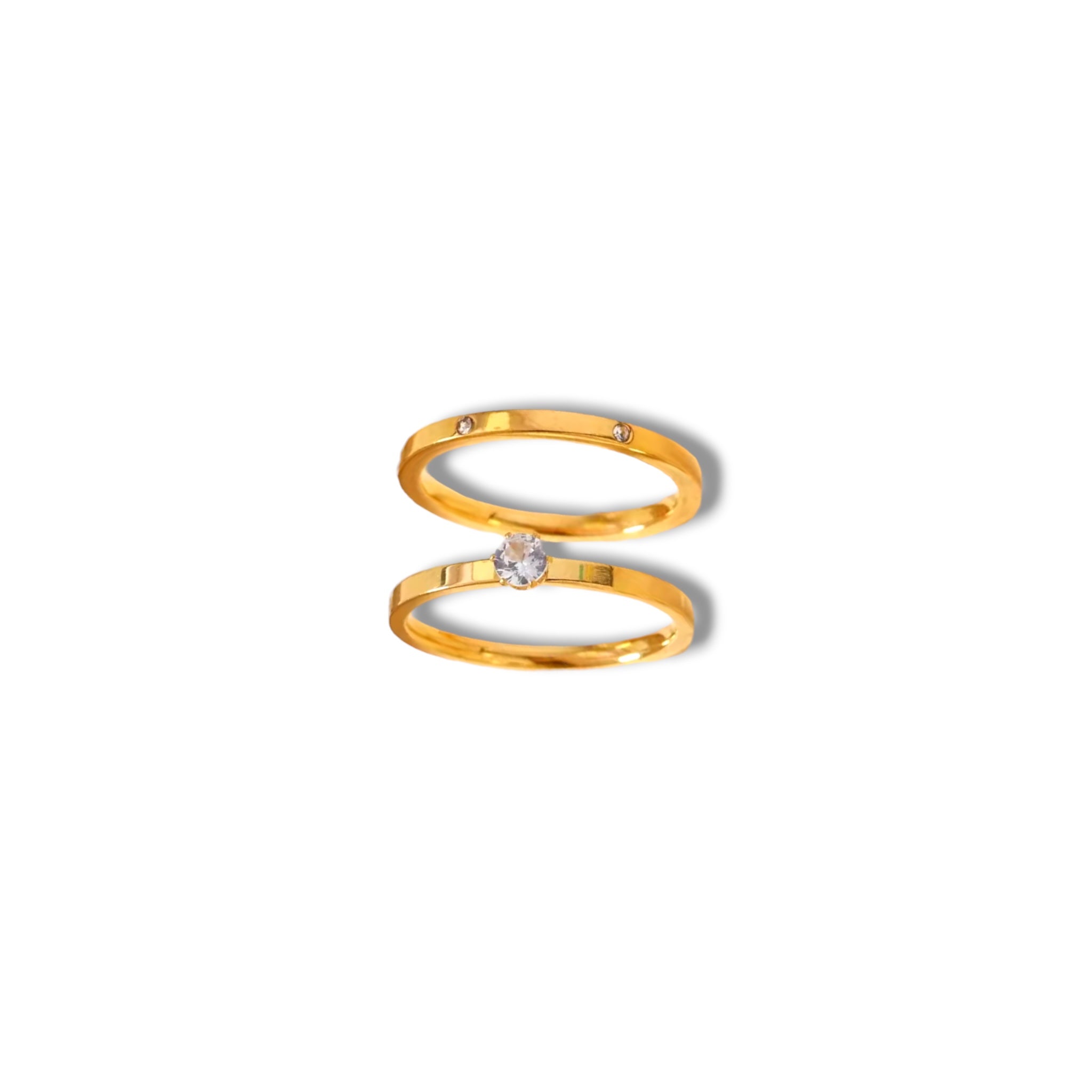 Golden p rings (set)