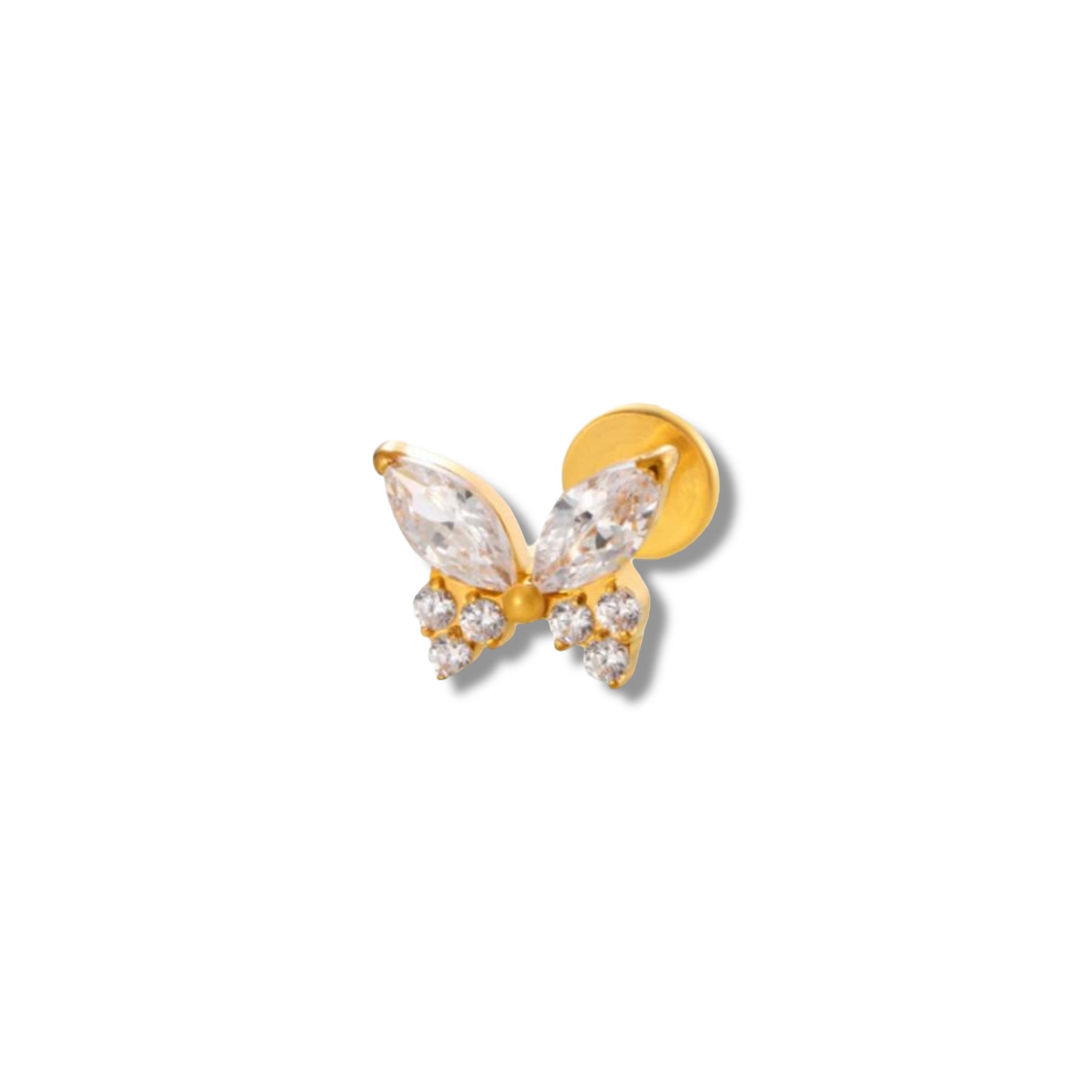 Piercing mariposa pia titanio