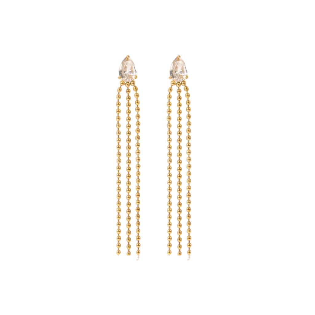 White Lombardia earrings