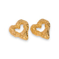 Big heart earrings