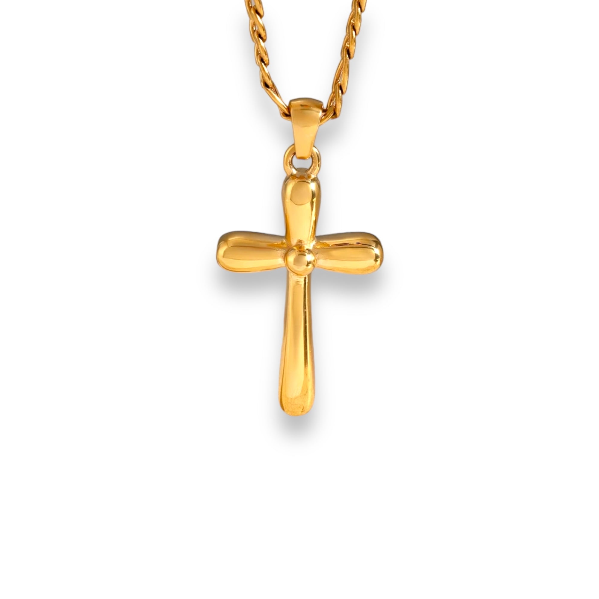 Chunky cross necklace