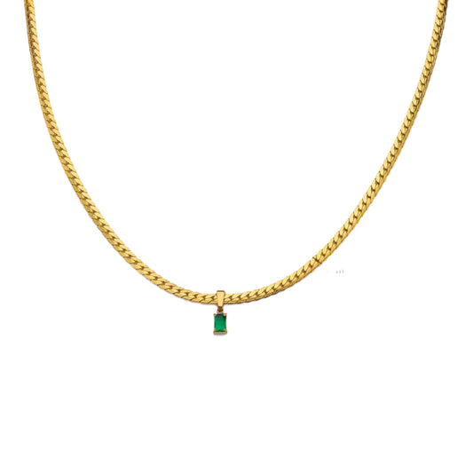 Green snake chain