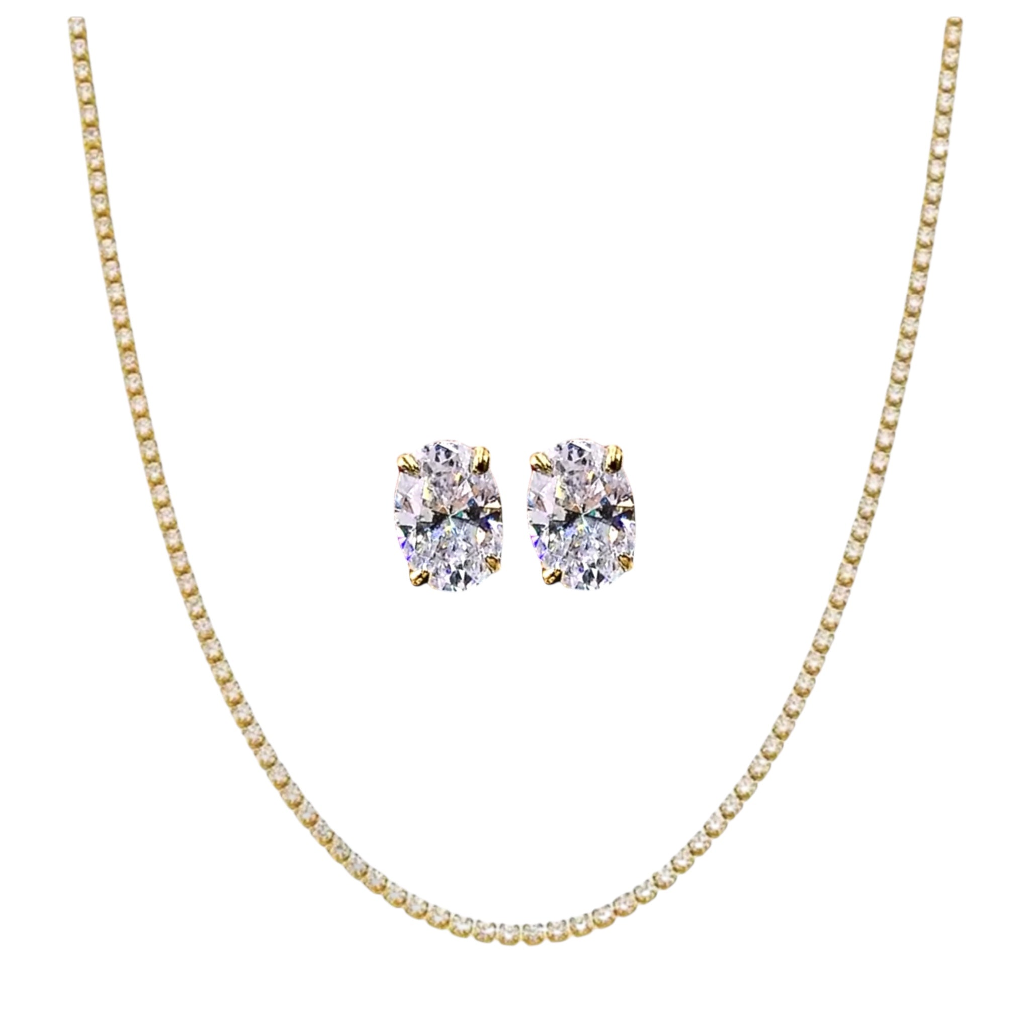 Golden tennis xmas set