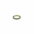 Argolla verde 8mm titanio