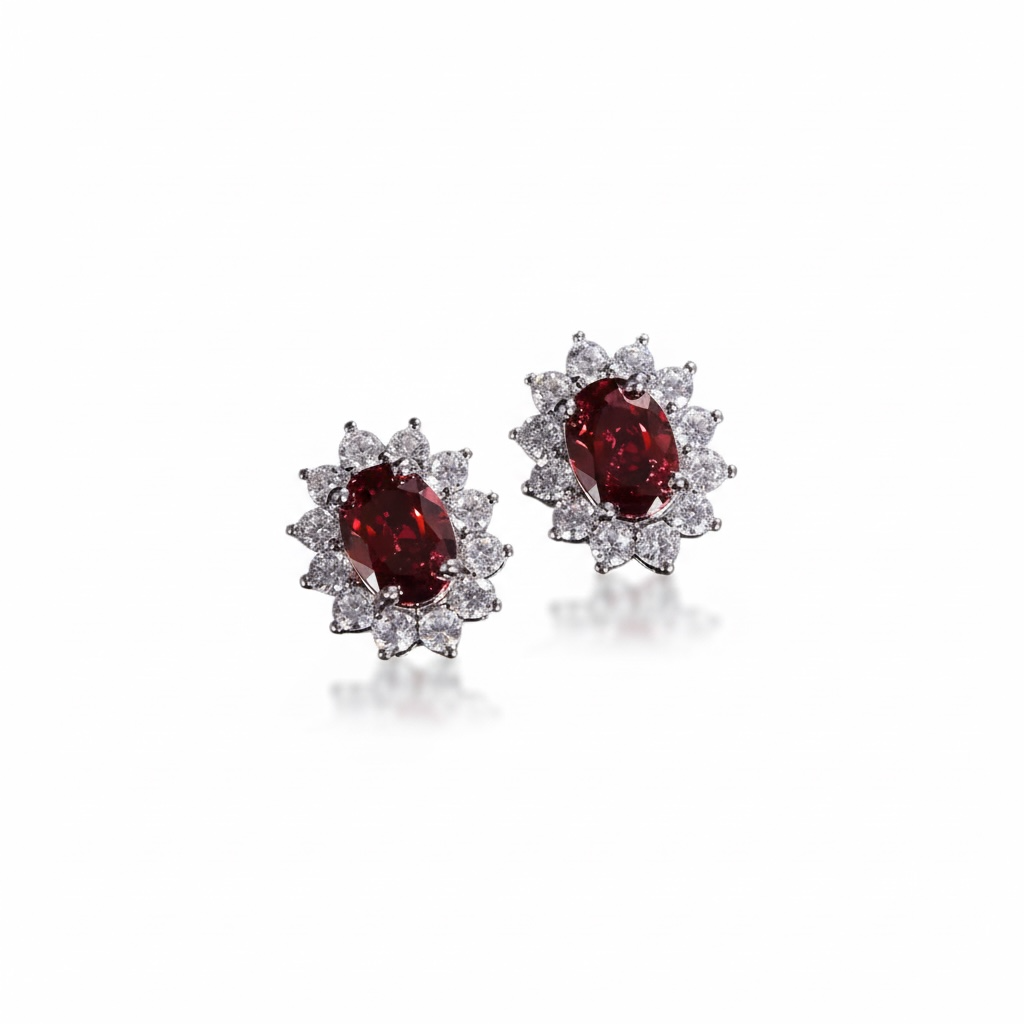 Red naxos studs