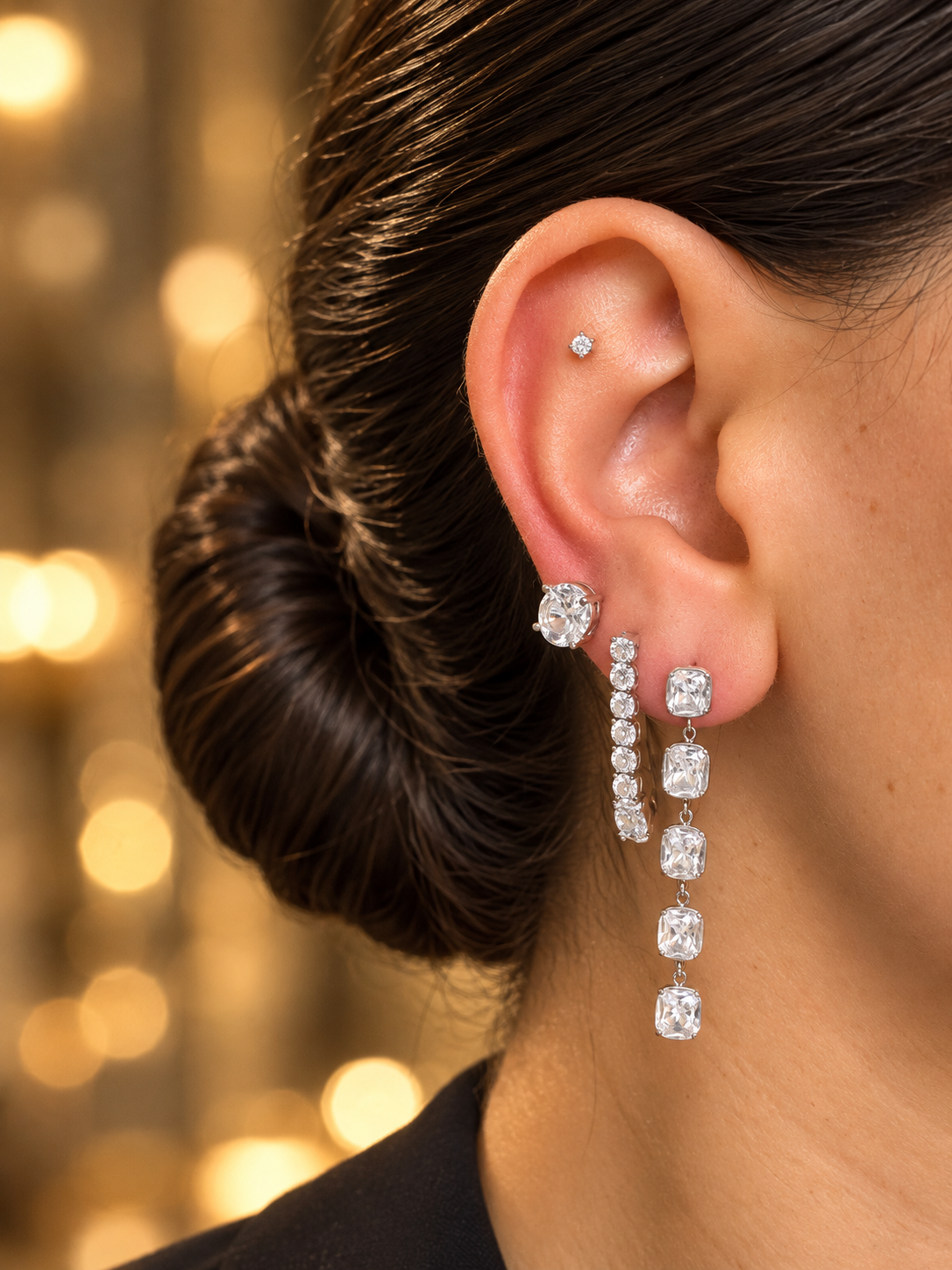 Silver Patricia earrings
