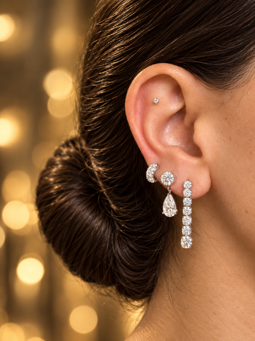 Silver Alva studs