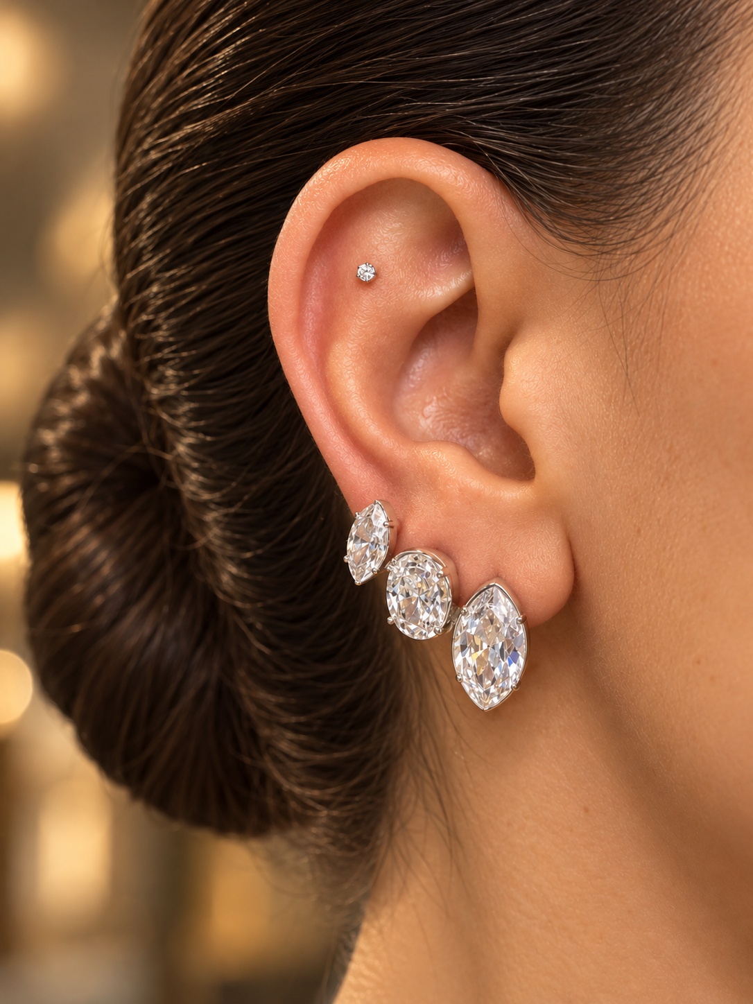 Silver Balserany studs