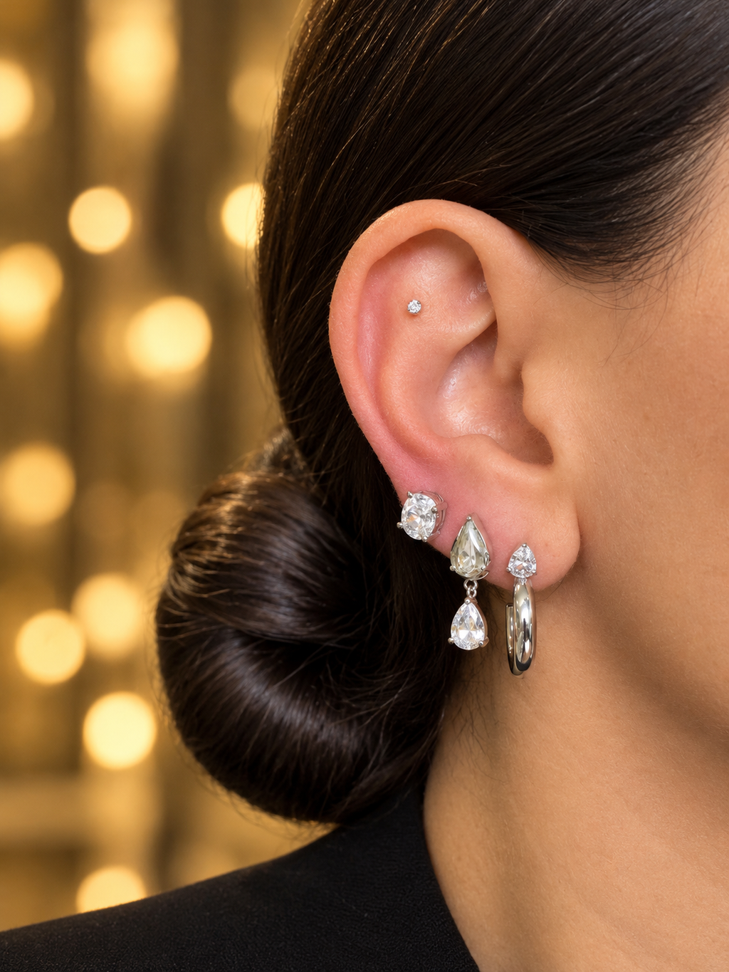 Silver Orbia earrings
